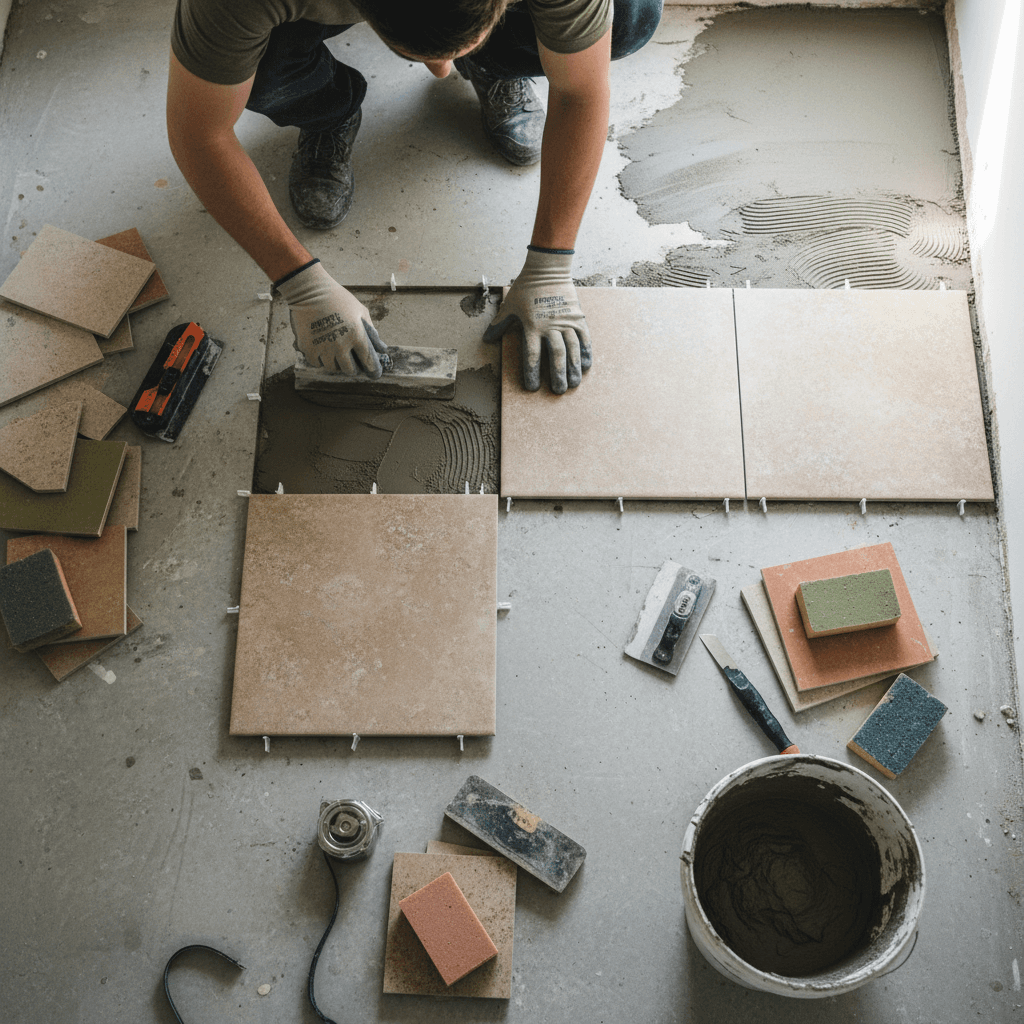Tiling & Bathroom Work